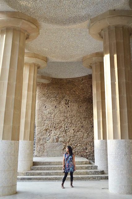 Park Güell, Barcelona Spain. March 2014. Photo by Wayne Kelterer