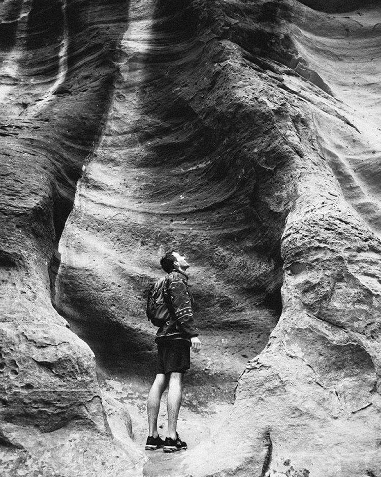 Jake Pelligrini in Zion National Park - Photo by Gregory Swanson