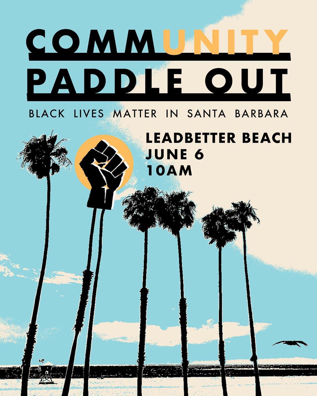 BLM Paddle Out SB Flyer