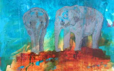 Final Week for John Baran Animal Art at the Santa Barbara Zoo